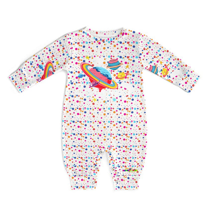 Cute Colourful Outer space  Baby Romper-My Bright Side Clothing