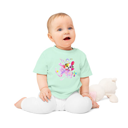 Cute Puppy Love Graphic Baby -Shirt-My Bright Side Clothing