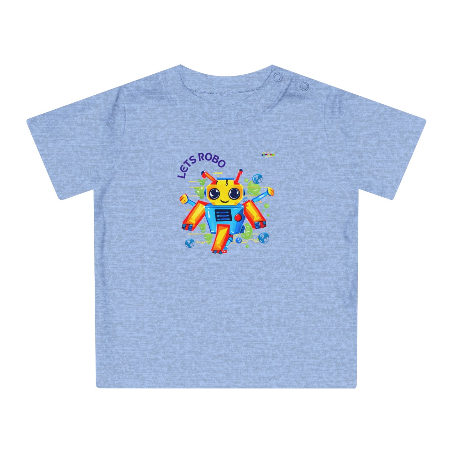 Cute Lets Little Dancing Robot Baby T-Shirt-My Bright Side Clothing