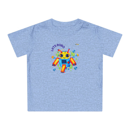 Cute Lets Little Dancing Robot Baby T-Shirt-My Bright Side Clothing