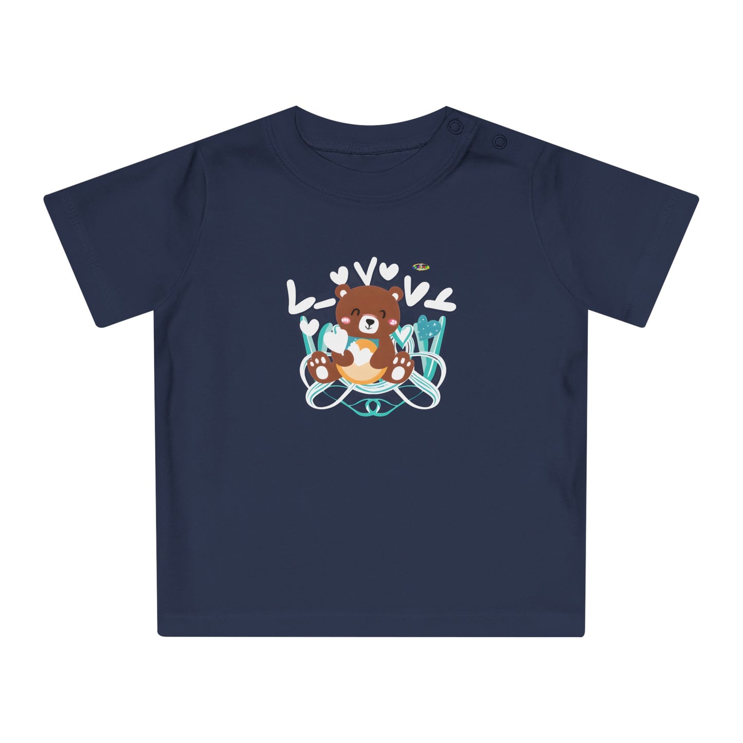 Cute Love Bear Baby T-Shirt-My Bright Side Clothing