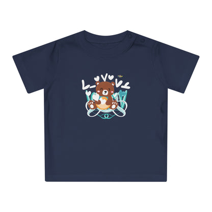 Cute Love Bear Baby T-Shirt-My Bright Side Clothing