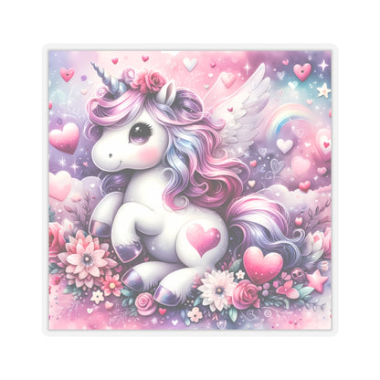 Magical Unicorn Love Kiss-Cut Sticker-My Bright Side Clothing