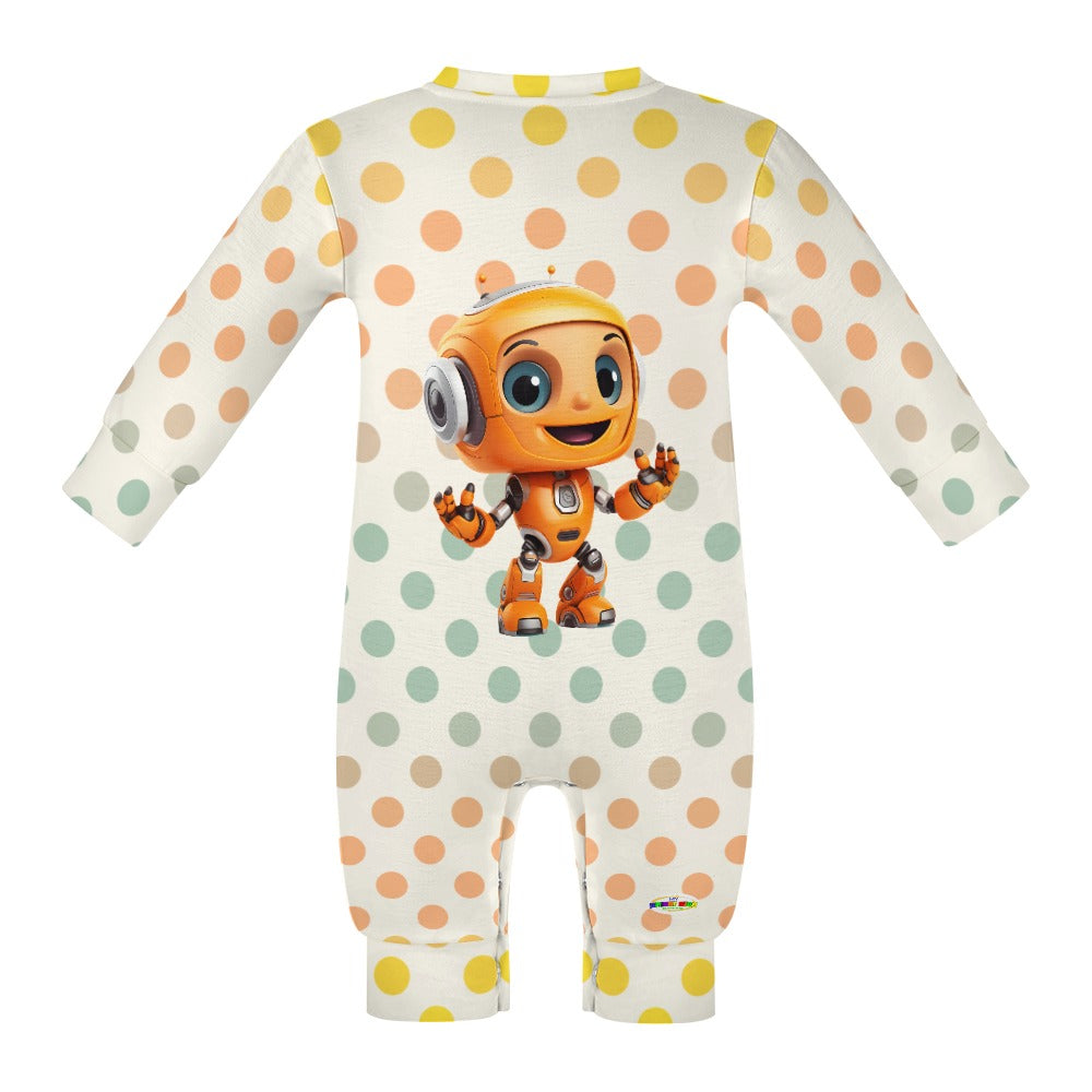 Cute Robot Baby Romper--My Bright Side Clothing