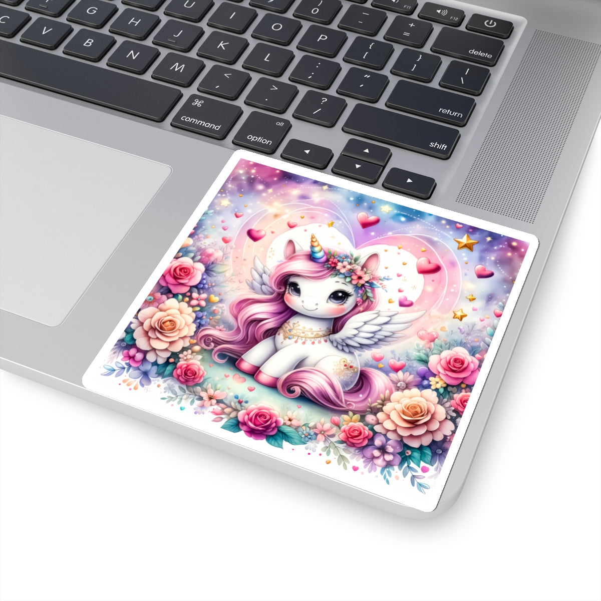 Magical Unicorn Love Kiss-Cut Sticker-My Bright Side Clothing