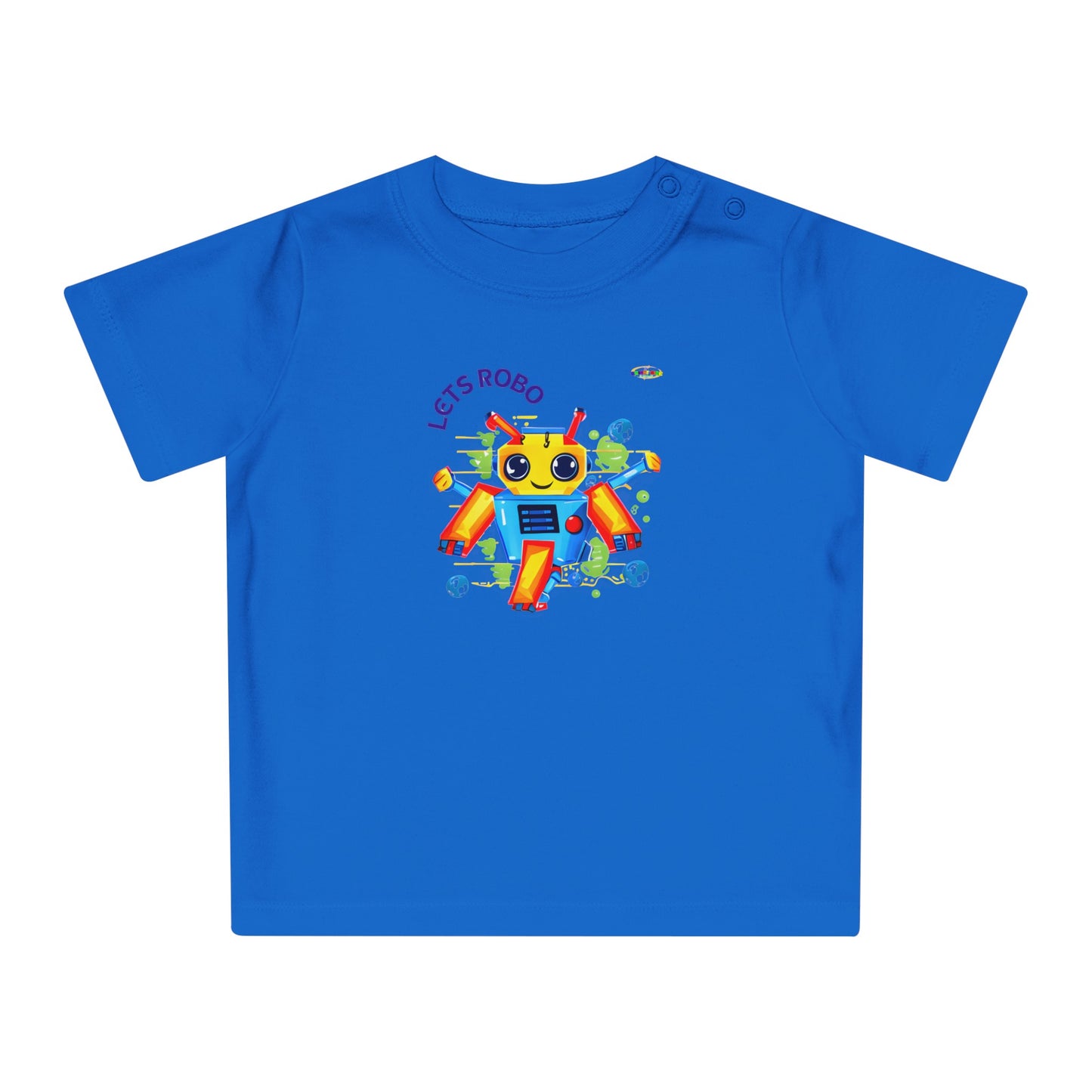 Cute Lets Little Dancing Robot Baby T-Shirt-My Bright Side Clothing