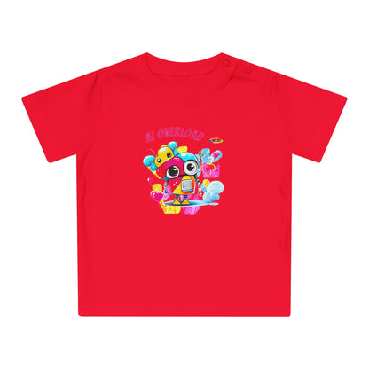 Cute Rainbow baby Robot Baby T-Shirt-My Bright Side Clothing