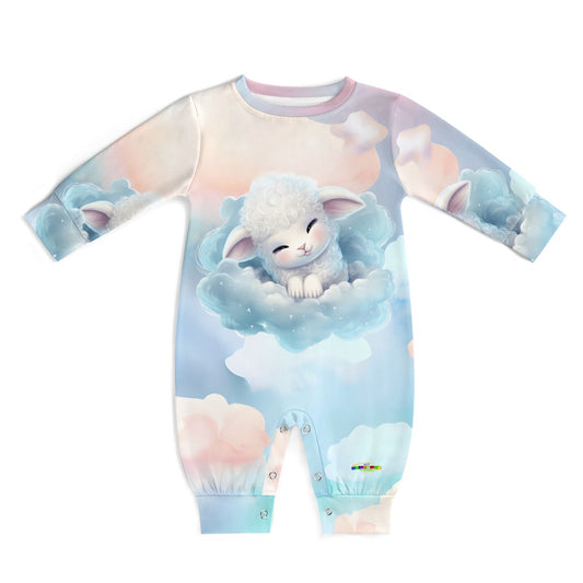 Cute Sleepy little Lamb Baby Romper-My Bright Side Clothing