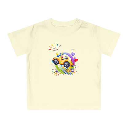 Cute Lets Cruise Car Graphic Baby T-Shirt-My Bright Side Clothing