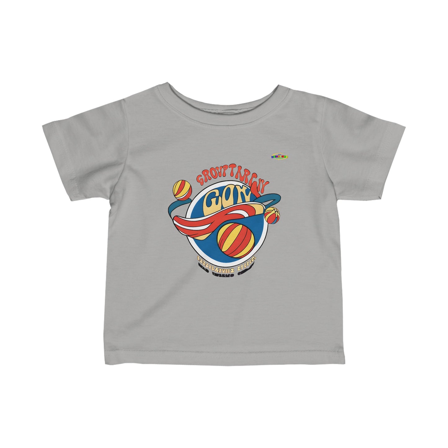 Cute Sports Logo Infant Fine Jersey Tee-MyBrightSideClothing