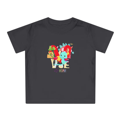 Cute roar-ing love baby dino graphic Baby T-Shirt--My Bright Side Clothing