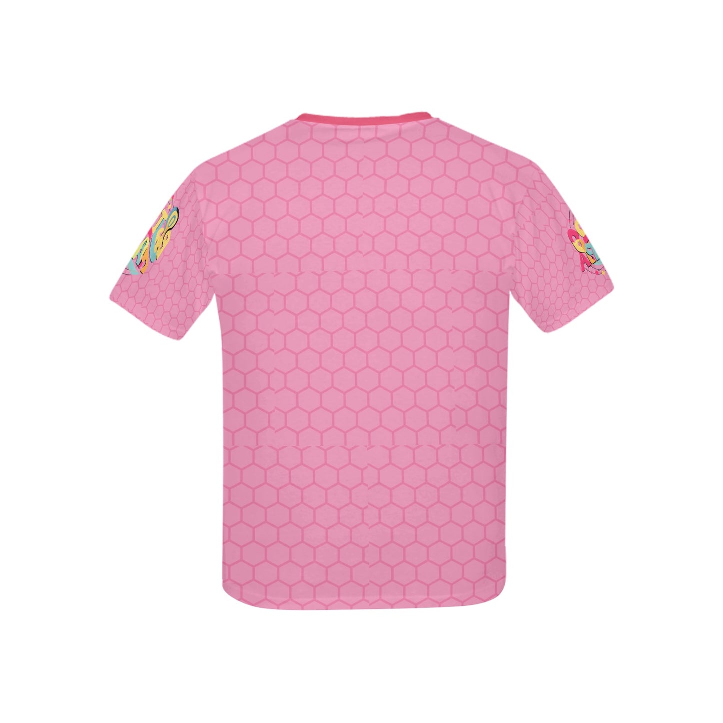 Beautiful pink Bright mind bright life Abstract Graphic and Pattern Children's T-shirt-My Bright Side Clothing