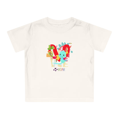 Cute roar-ing love baby dino graphic Baby T-Shirt--My Bright Side Clothing