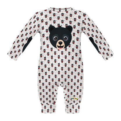 Cute Baby Black Bear Baby Romper-My Bright Side Clothing