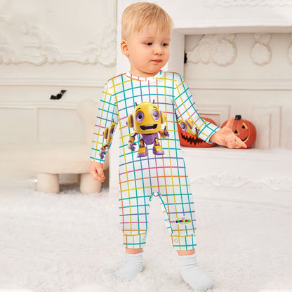 Cute Silly Robot Baby Romper--My Bright Side Clothing