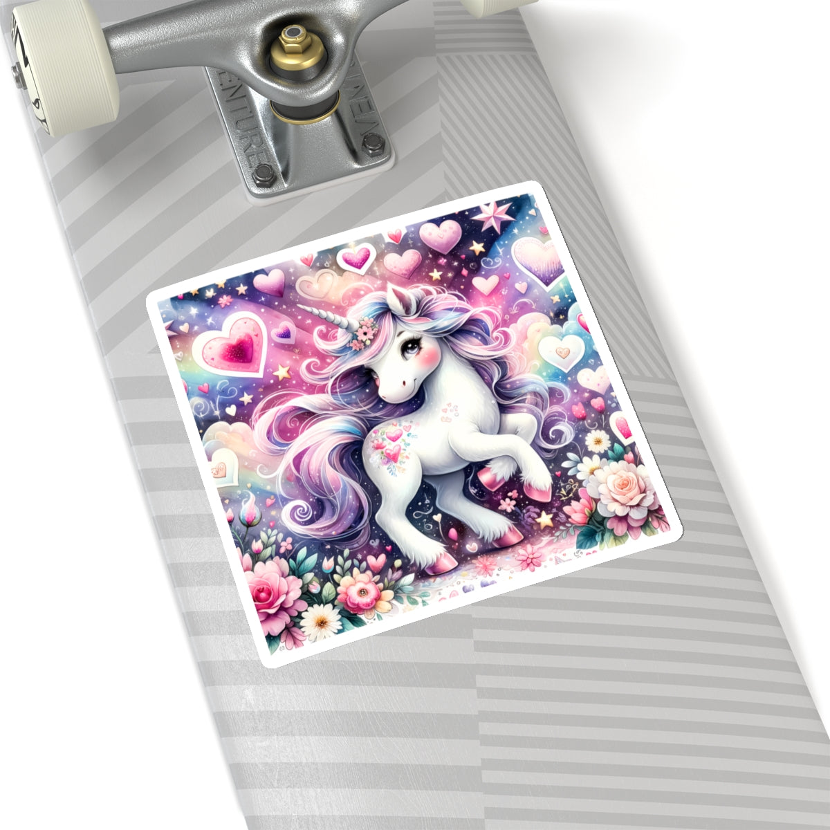 Magical Unicorn Love Kiss-Cut Sticker-My Bright Side Clothing