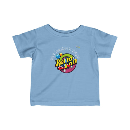 Cute keeping it Bright Rainbow Logo Infant Fine Jersey Tee-My Bright Side Clothing