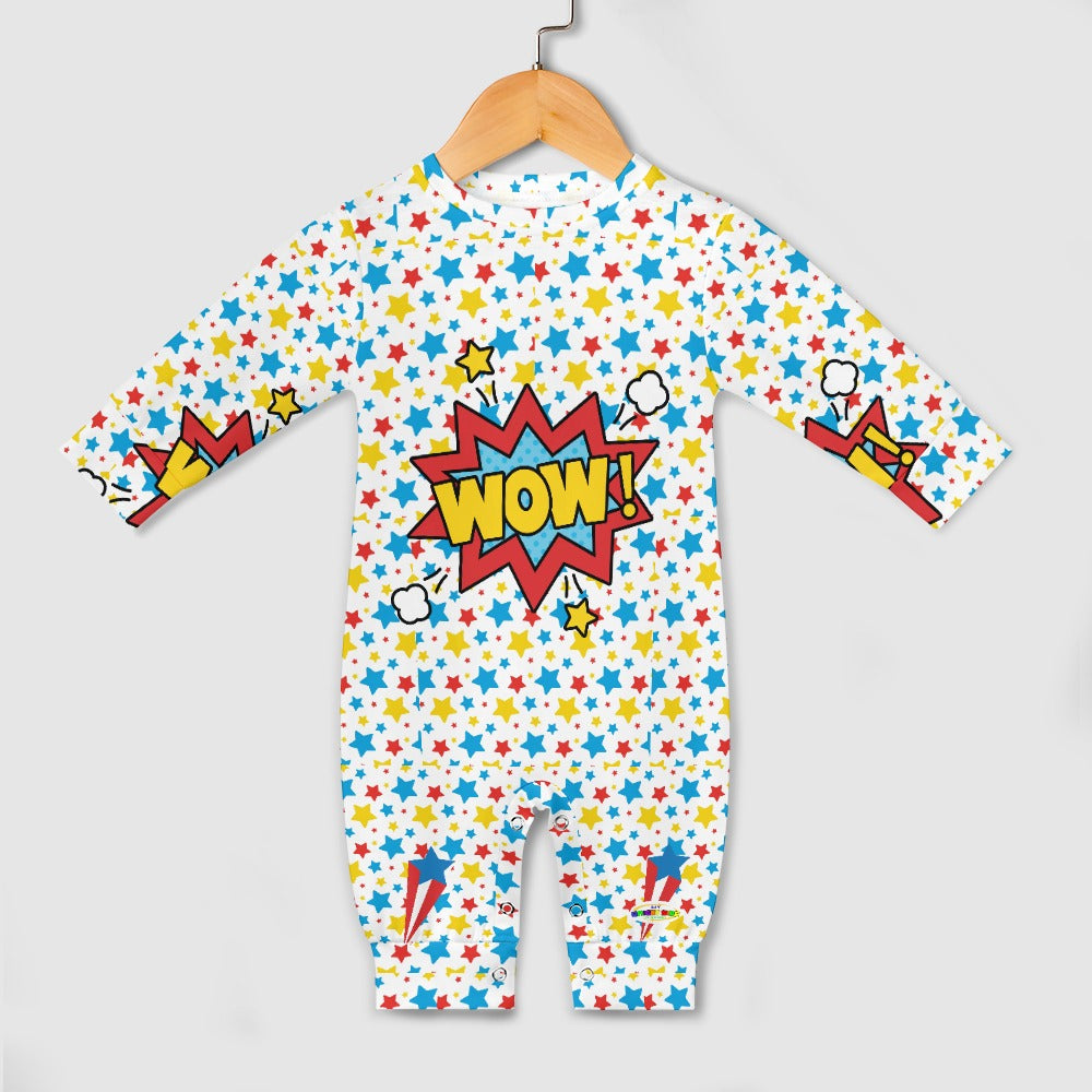 Superhero Theme Baby Romper-My Bright Side Clothing