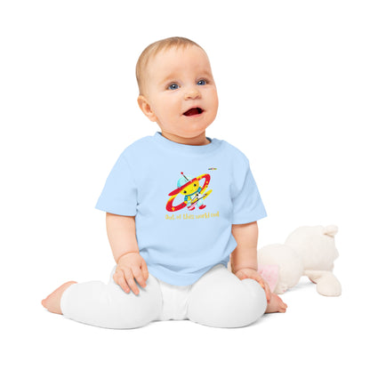 Cute Out of this world cool space boy graphic Baby T-Shirt-My Bright Side Clothing