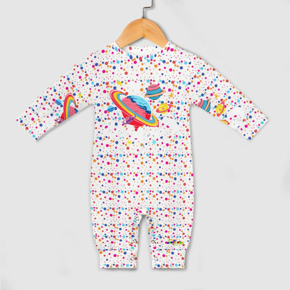 Cute Colourful Outer space  Baby Romper-My Bright Side Clothing