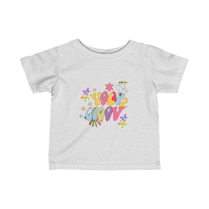 Cute Rainbow Groovy Logo Infant Fine Jersey Tee  -My Bright Side Clothing