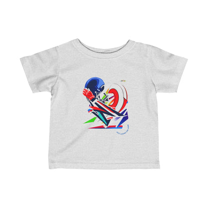 Just Loving the Games cute Sports Logo Infant Fine Jersey Tee-My Bright Side Clothing