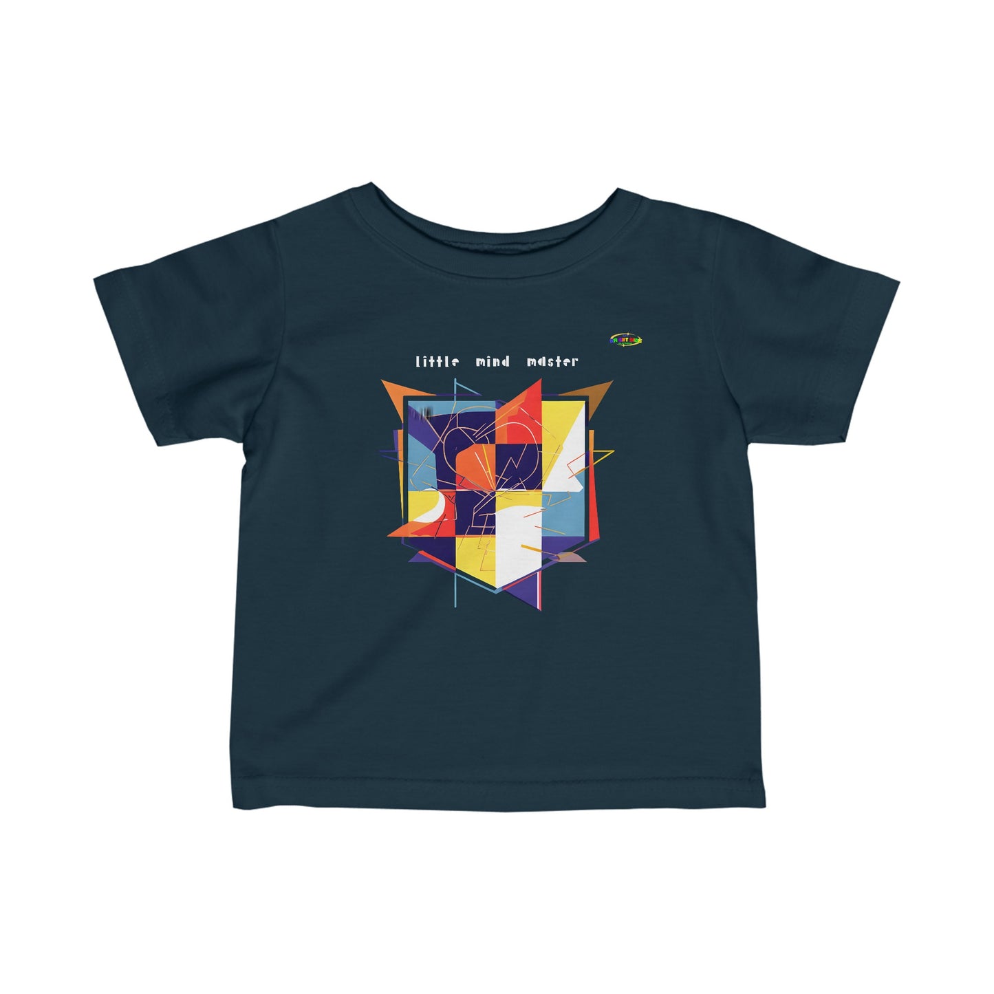 Little Mind Master Mindful Learning logo Infant Fine Jersey Tee--MyBrightSideClothing