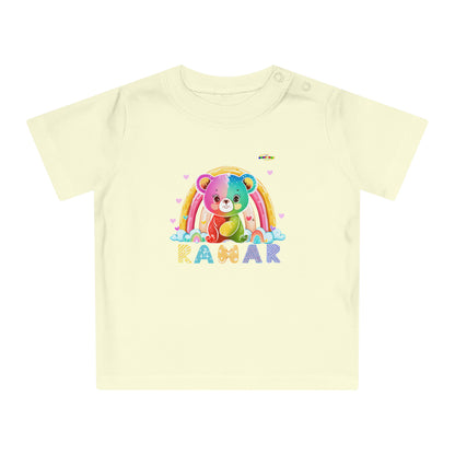 Cute Rainbow Teddy Bear Baby T-Shirt--My Bright Side Clothing