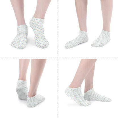 Beautiful Pastel  Butterfly Pattern Children's Comfortable Socks -5 Pairs -MyBrightSideClothing