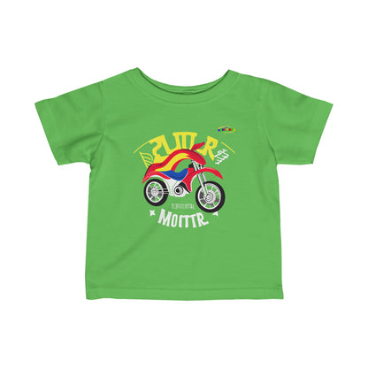 Super Motor Cycle Logo Infant Fine Jersey Tee-MyBrightSideClothing