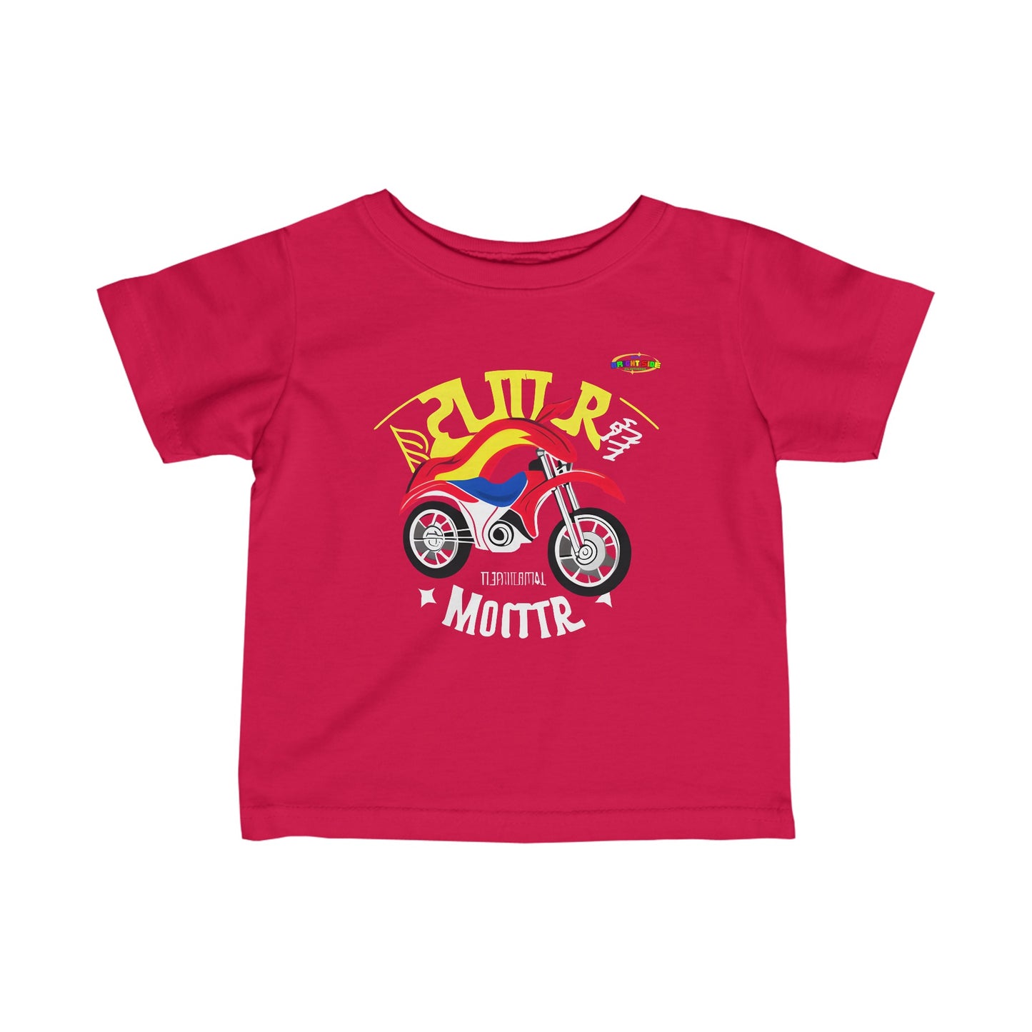 Super Motor Cycle Logo Infant Fine Jersey Tee-MyBrightSideClothing