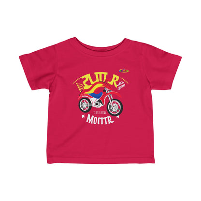 Super Motor Cycle Logo Infant Fine Jersey Tee-MyBrightSideClothing