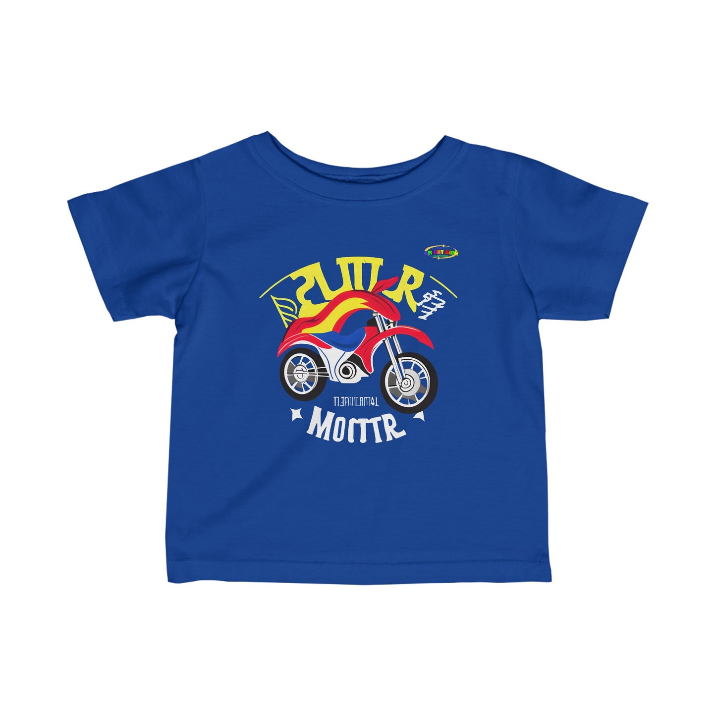 Super Motor Cycle Logo Infant Fine Jersey Tee-MyBrightSideClothing