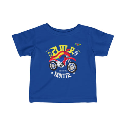 Super Motor Cycle Logo Infant Fine Jersey Tee-MyBrightSideClothing