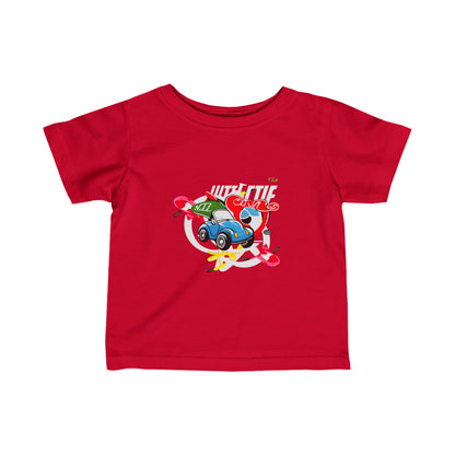 Cute Little Race Cars Logo Infant Fine Jersey Tee-My Bright Side Clothing