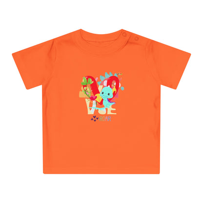 Cute roar-ing love baby dino graphic Baby T-Shirt--My Bright Side Clothing