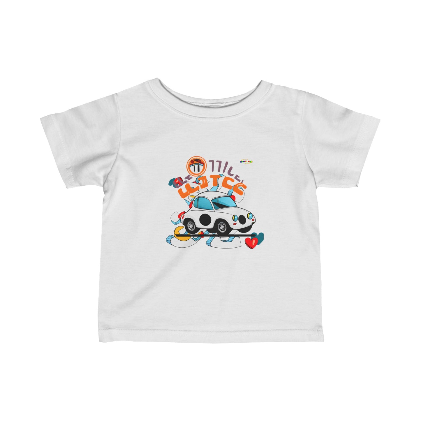 Cute Little Car Logo Infant Fine Jersey Tee-My Bright Side Clothing