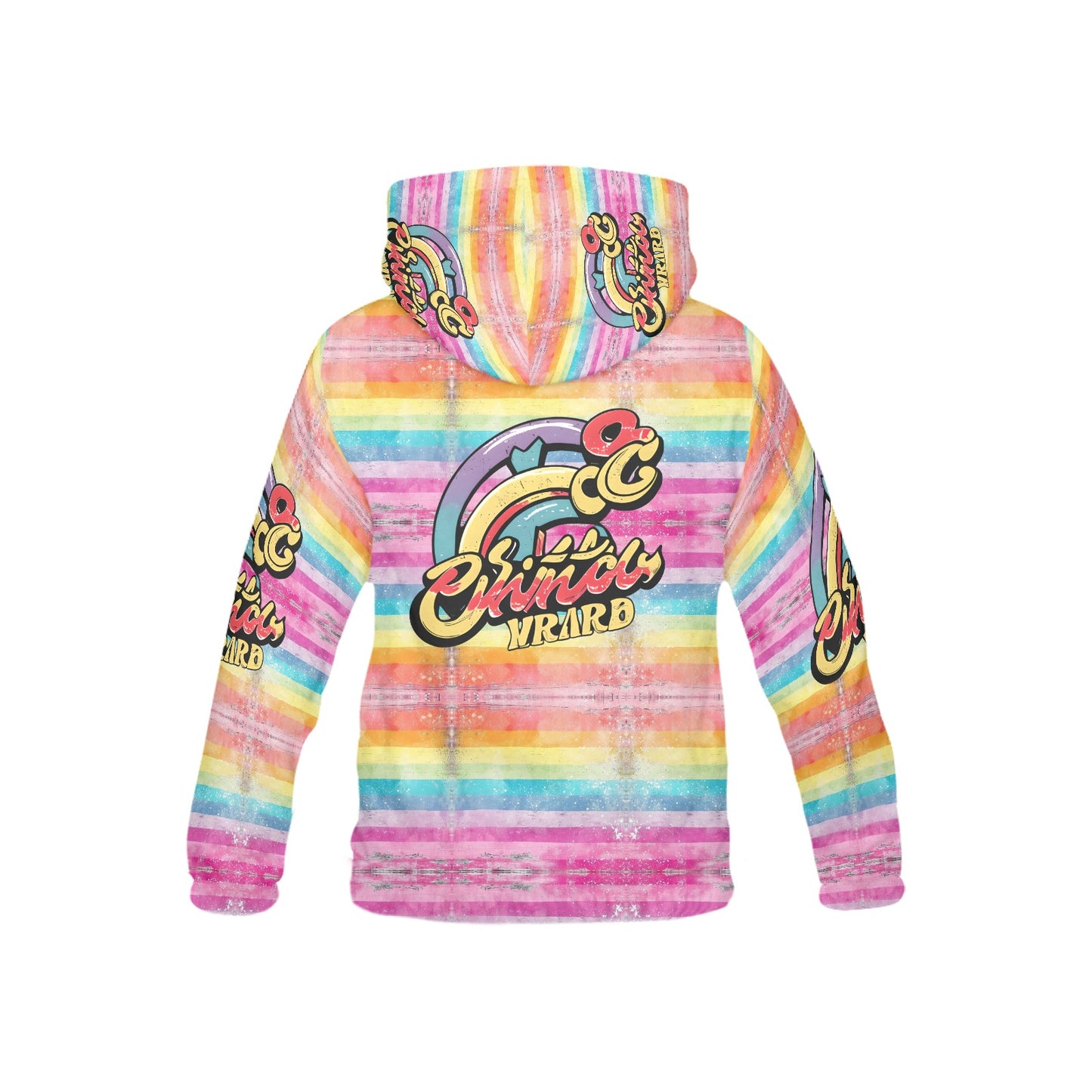 Rainbow Grunge Bright Life Logo Children's Hoodie-My Bright Side Clothing