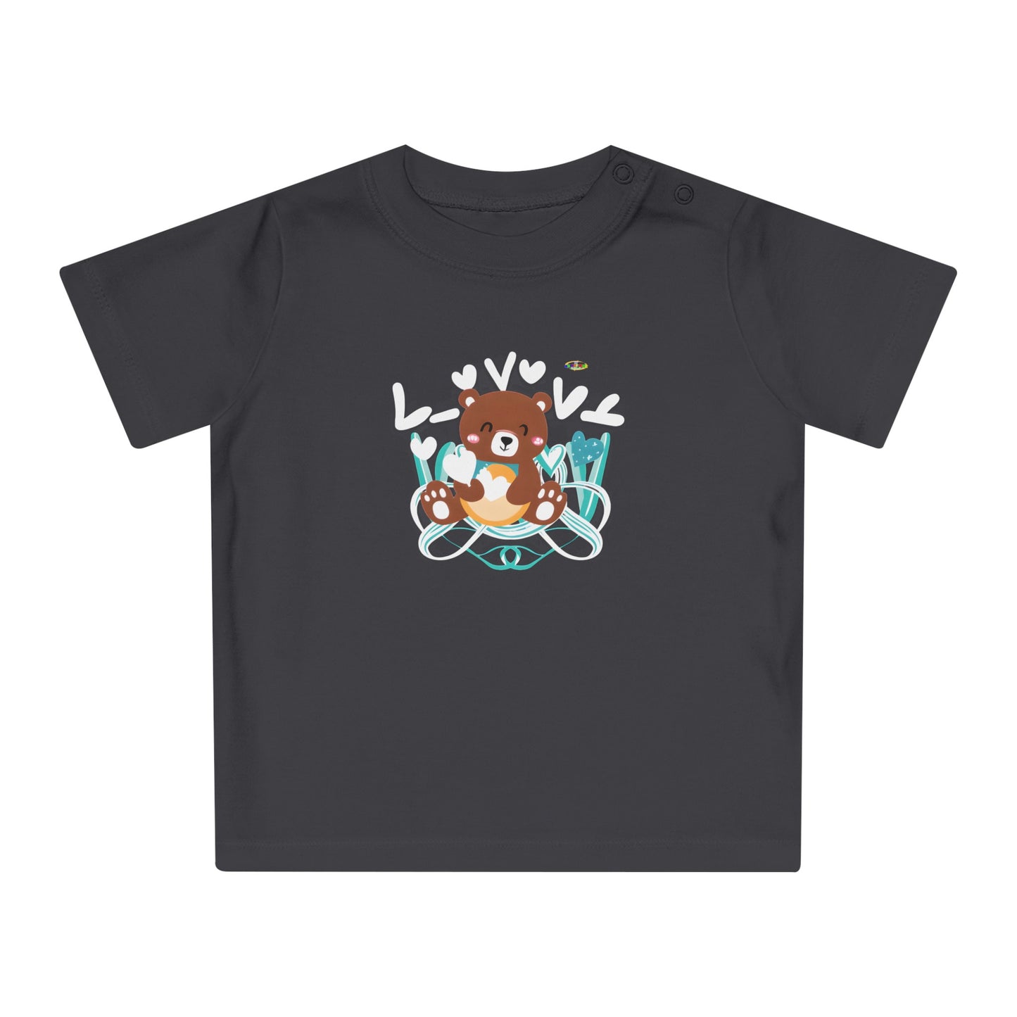 Cute Love Bear Baby T-Shirt-My Bright Side Clothing