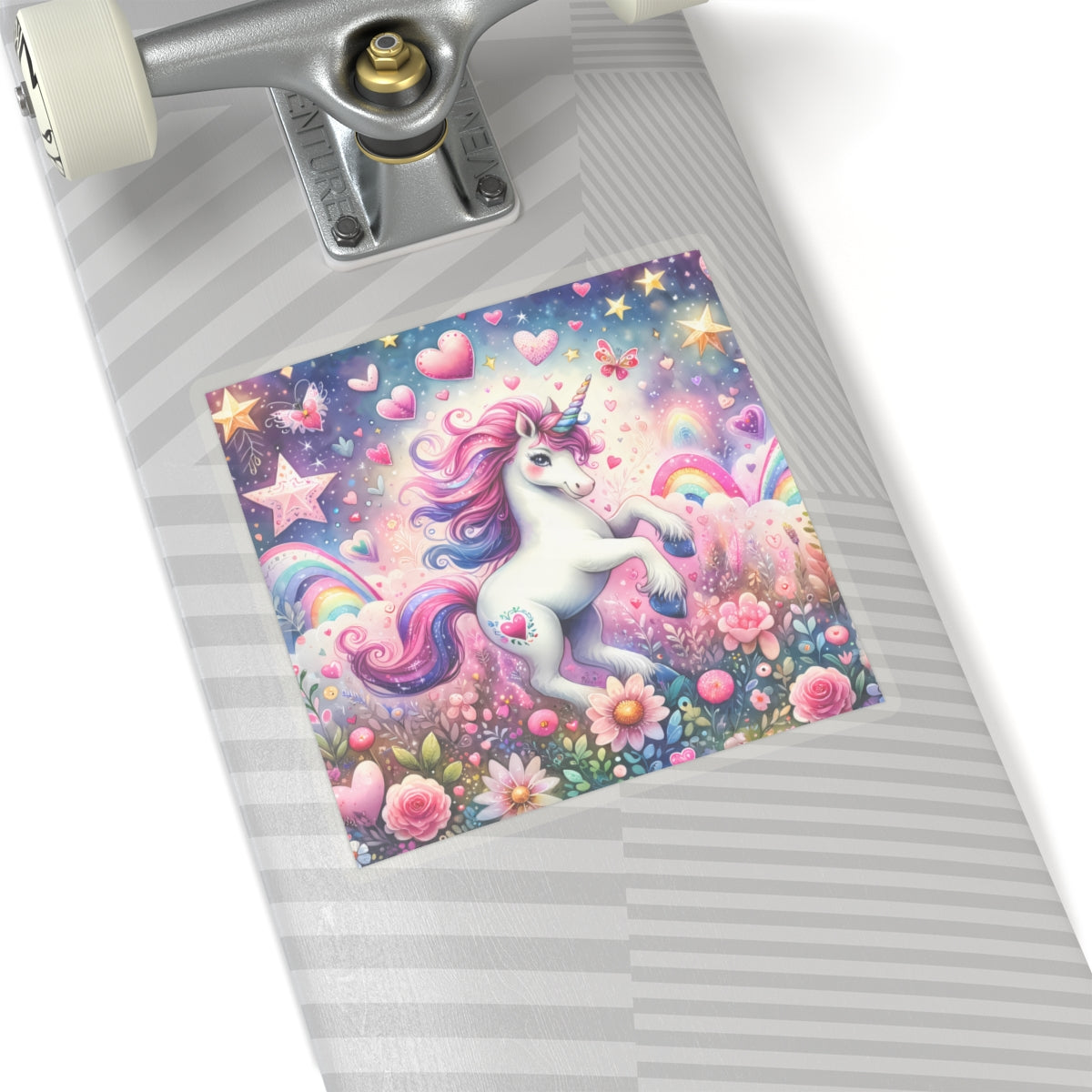 Magical Unicorn Love Kiss-Cut Sticker-My Bright Side Clothing