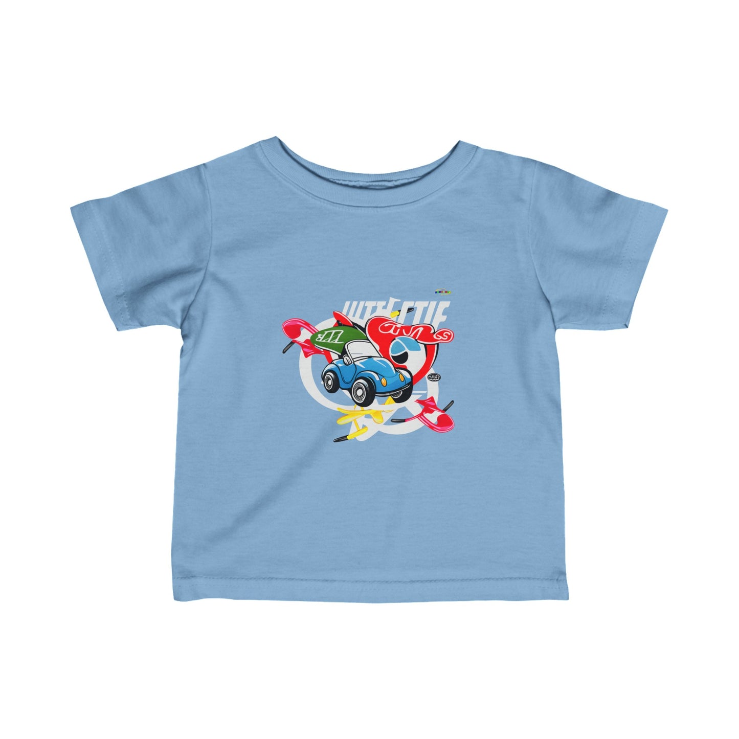 Cute Little Race Cars Logo Infant Fine Jersey Tee-My Bright Side Clothing