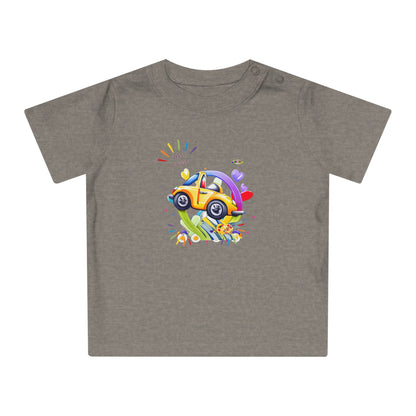 Cute Lets Cruise Car Graphic Baby T-Shirt-My Bright Side Clothing