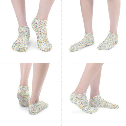 Rainbow Tiny Flowers Pattern Children's Comfortable Socks -5 Pairs -MyBrightSideClothing