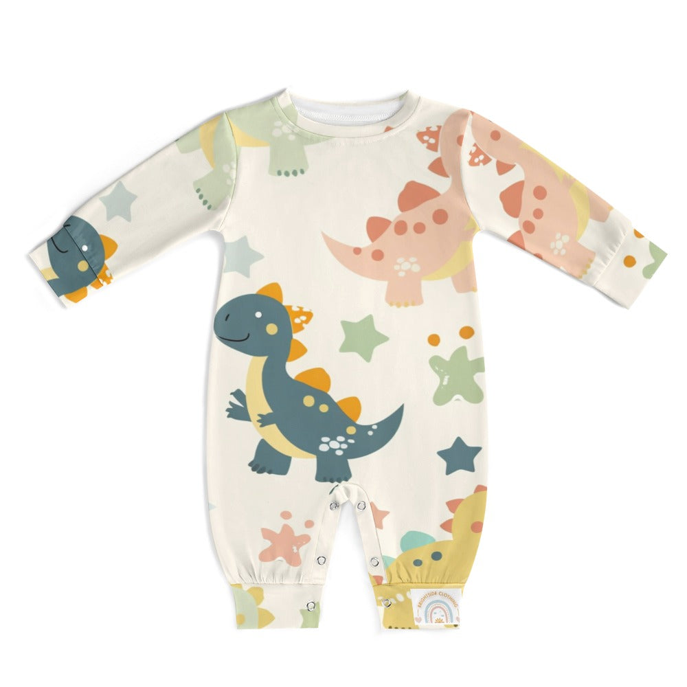 Cute Dinosaur & Stars Baby romper - My Brightside Clothing