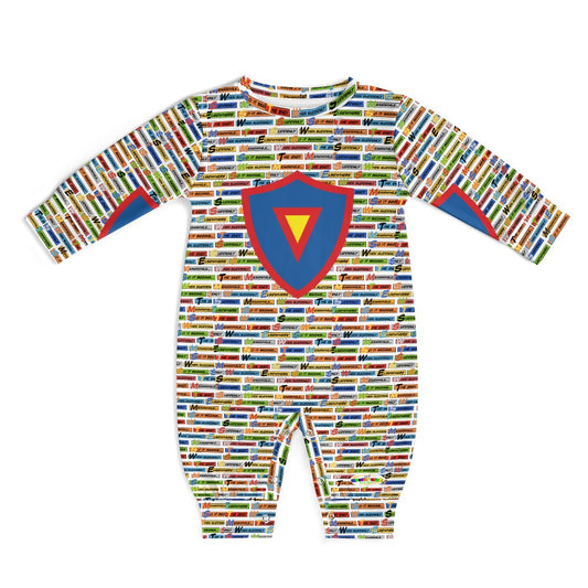 Superhero Theme Baby Romper-My Bright Side Clothing