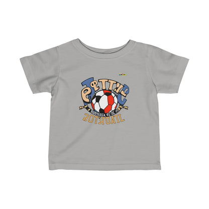 Cute Soccer logo Infant Fine Jersey Tee-My Bright Side Clothing