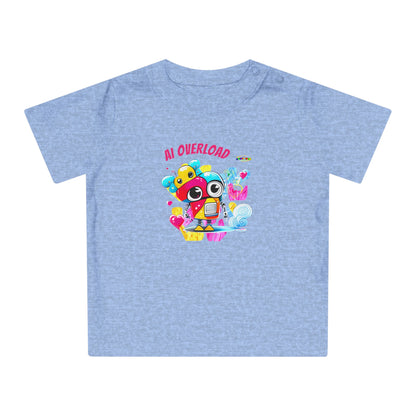 Cute Rainbow baby Robot Baby T-Shirt-My Bright Side Clothing