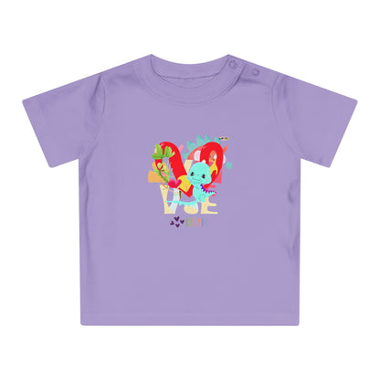 Cute roar-ing love baby dino graphic Baby T-Shirt--My Bright Side Clothing