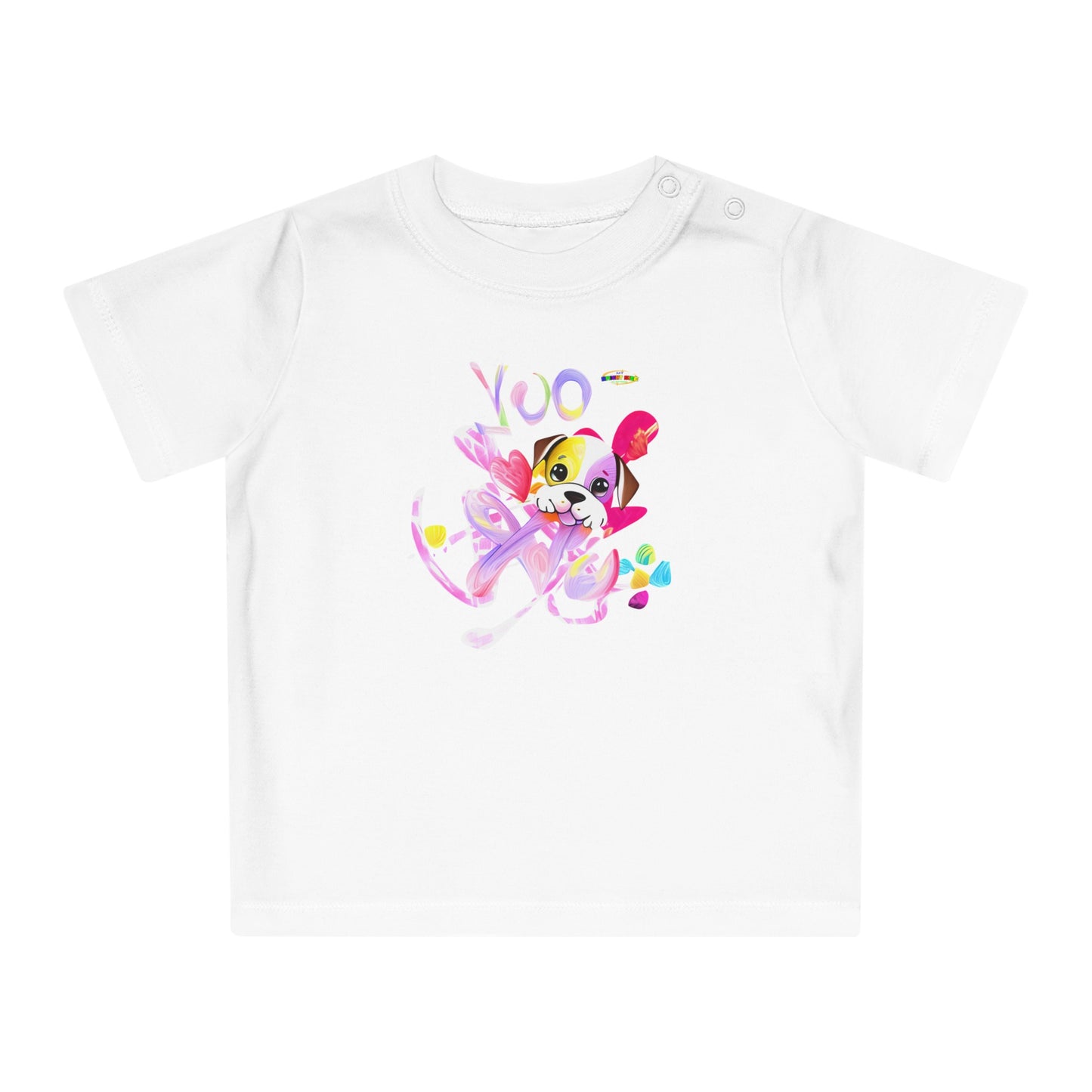 Cute Puppy Love Graphic Baby -Shirt-My Bright Side Clothing