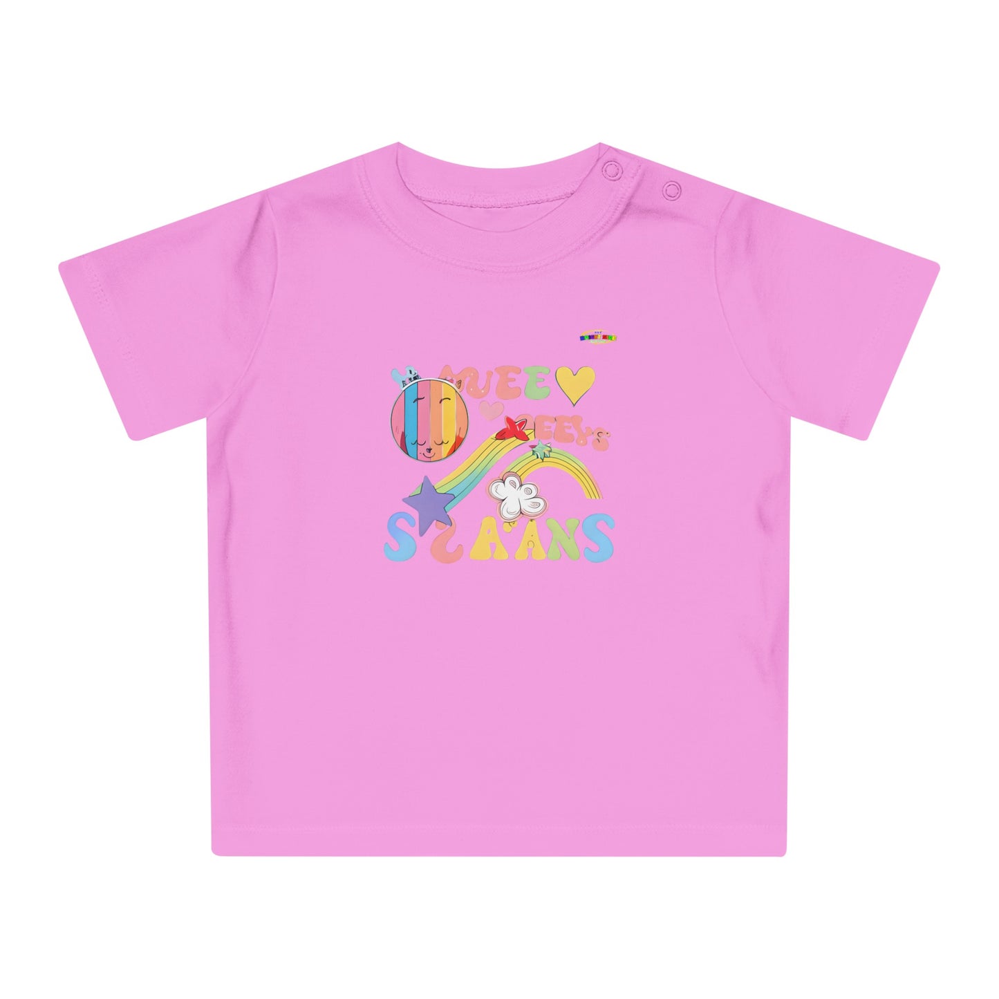 Groovy Rainbow Music Logo Baby T-Shirt--My Bright Side Clothing